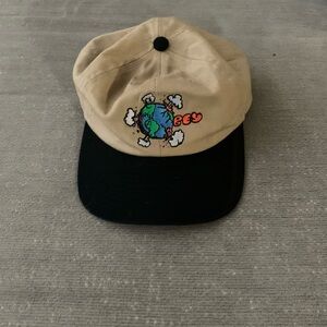 Obey Tan and Black Earth Design Hat